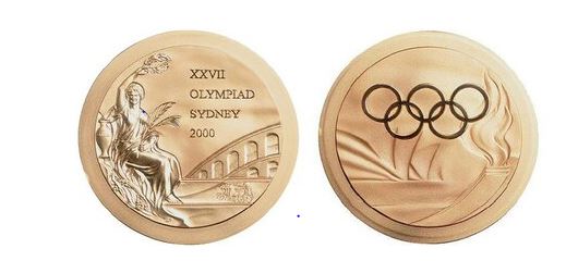 Olympic Victory Medal (Image Source: https://www.olympic.org/sydney-2000)