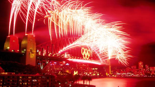 Sydney Olympics Fireworks (Image Source: Channel 7)