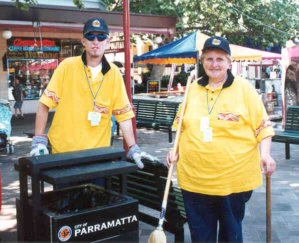 Volunteer clean team - City of Parramatta Council