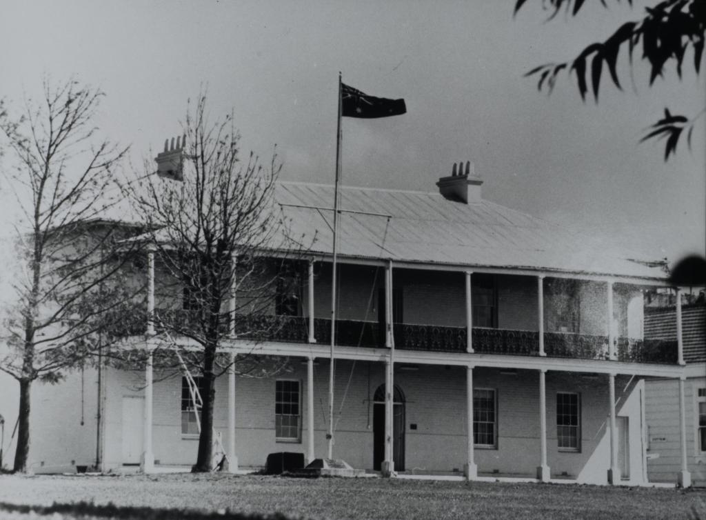 Lancer Barracks c. 1950 - 70. City of Parramatta Local Studies Collection. LSP01041