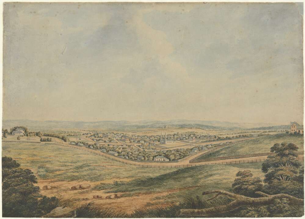 South view of Parramatta 1820 Joseph Lycett
