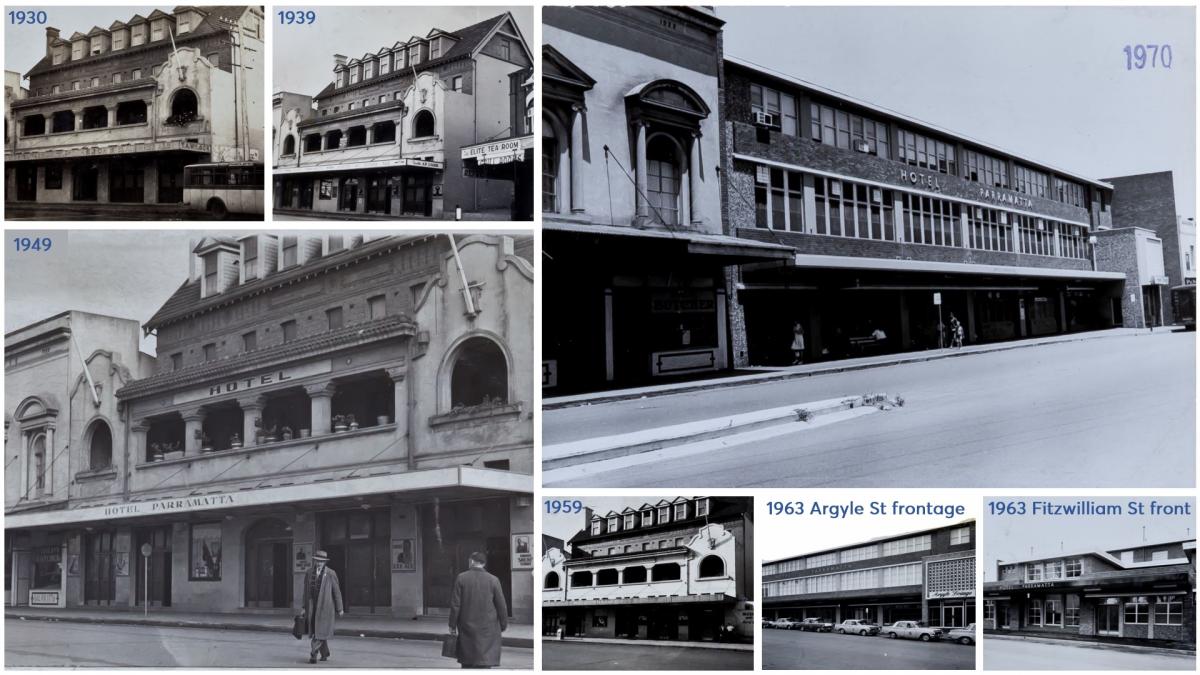 ‘Hotel Parramatta’ from 1930 to 1970