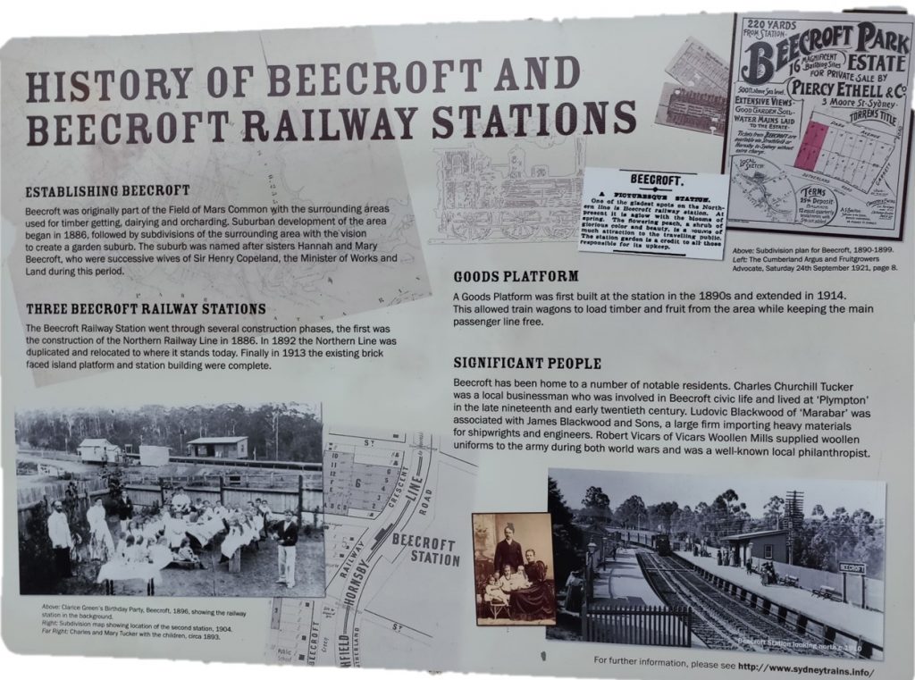 History of Beecroft and Beecroft Railway Stations
