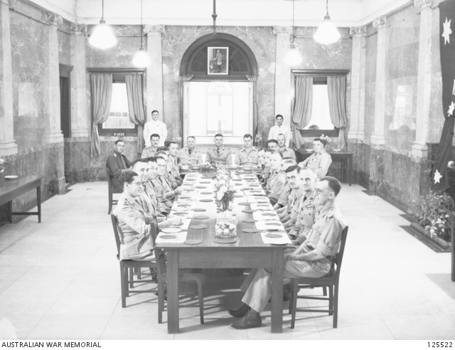 Officers mess at Gowan Brae, Parramatta 1945