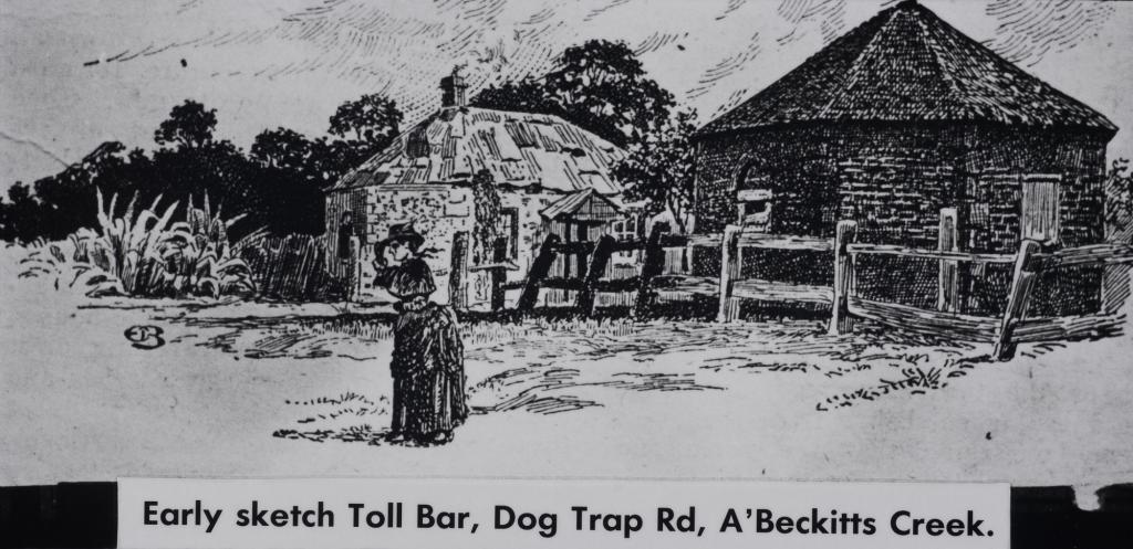 Route to Parramatta Toll Bar, near A'Beckett's Creek, c. 1870s (City of Parramatta Local Studies Photograph Collection, LSP00369)