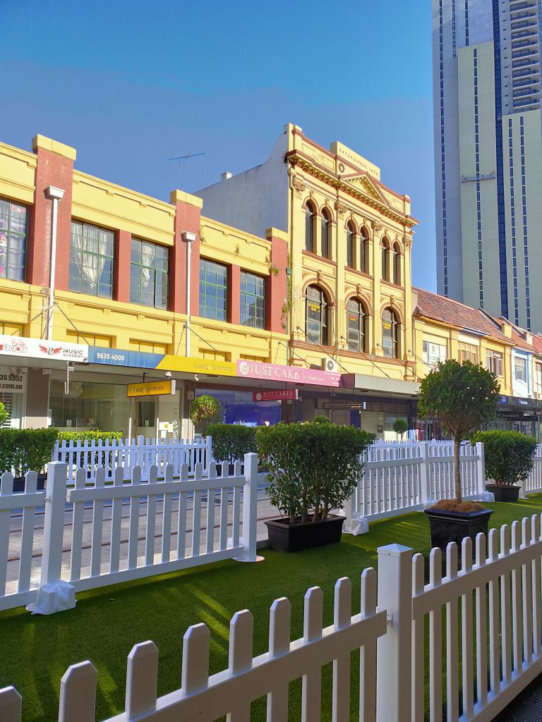 View of 263-265 Church Street, Parramatta. Building was established in 1878