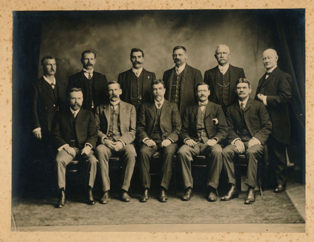 Parramatta Municipal Council Aldermen 1911 - Group photograph. City of Parramatta Archives: PRS65/003