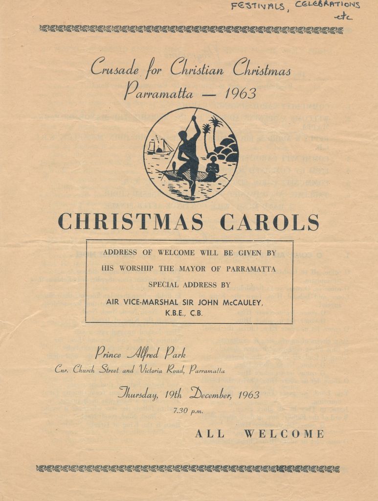 Crusade for Christians Christmas Carols programme (ID: 2019.002.17)