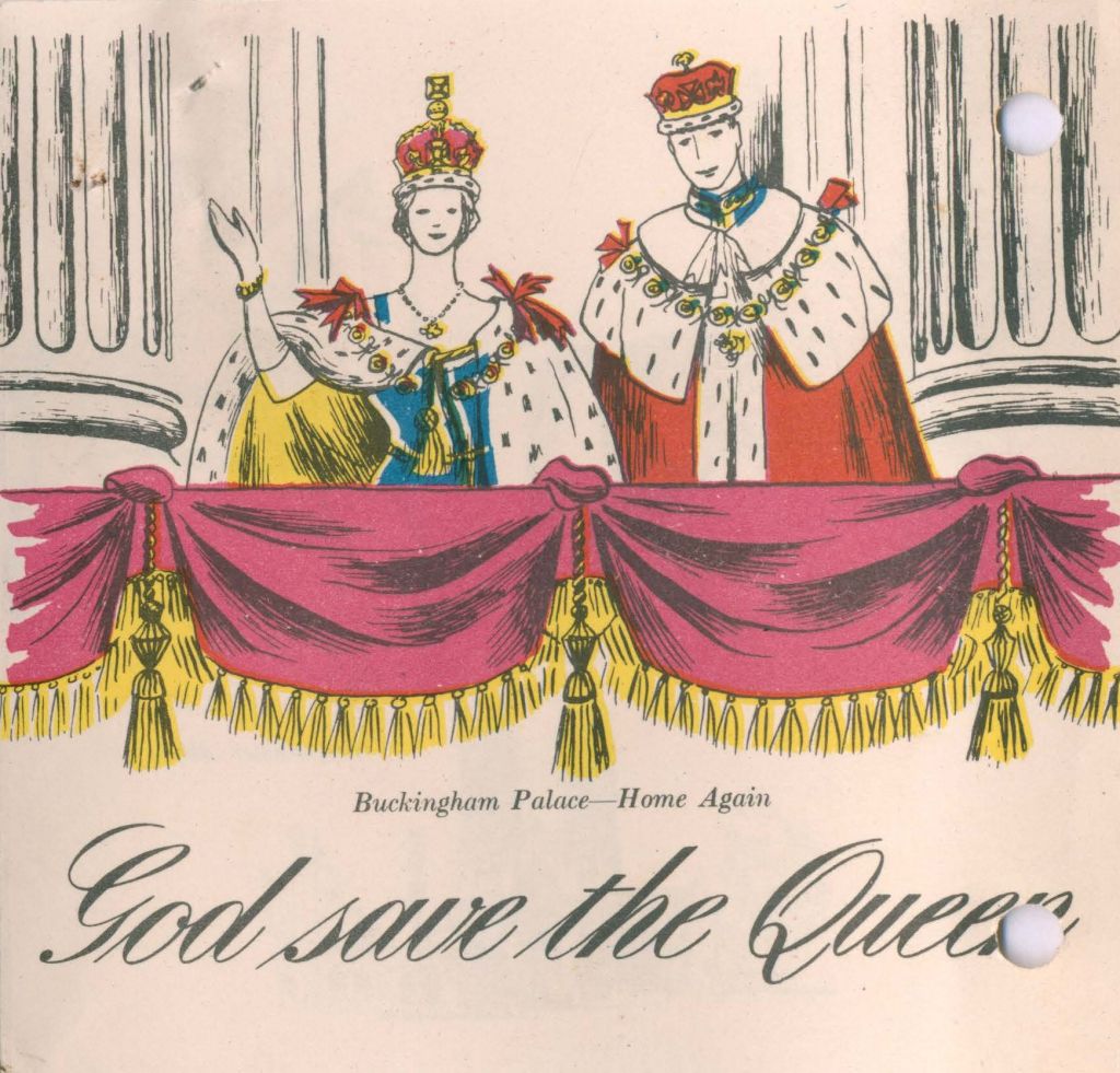 Queens Coronation - Commemorative Booklet for Schoolchildren created by the Commonwealth Government of Australia. A copy sent to the Council. City of Parramatta Archives: Correspondence File 185A