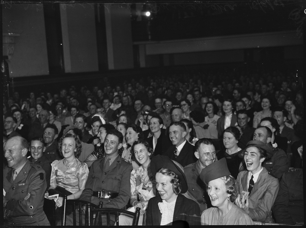 AIF concert at Parramatta Town Hall, 1941. Image courtesy of State Library of NSW.