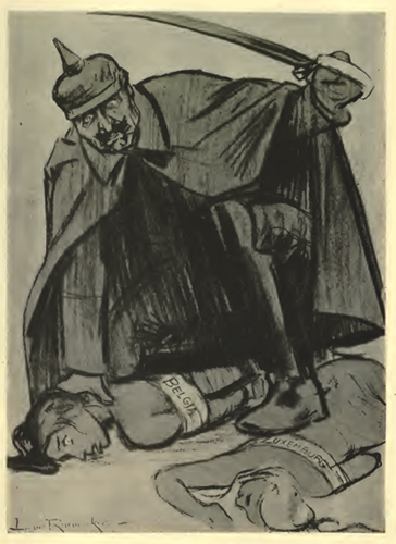 World War One Cartoons – ‘This is How I deal with Small Fry’ – Raemaeker