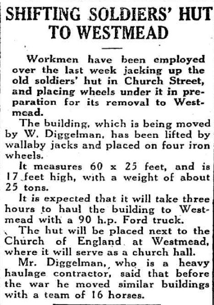 From Cumberland Argus and Fruitgrowers’ Advocate, 13 March 1946, p. 11