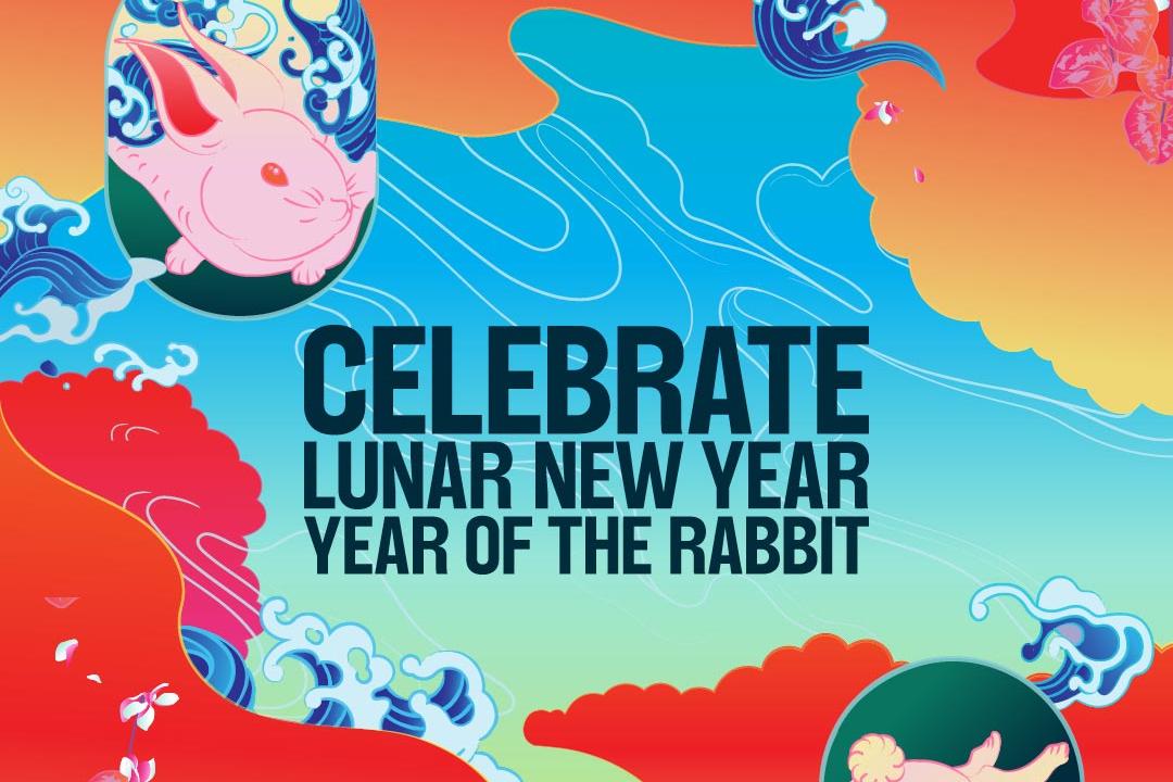 Chinese New Year Rabbit Celebration Instagram Template