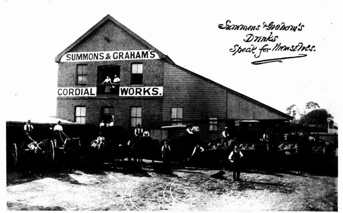 Summons and Graham's Cordial Factory, Dixon Street, Parramatta (1905, December 16). The Cumberland Argus and Fruitgrowers Advocate, p. 7.