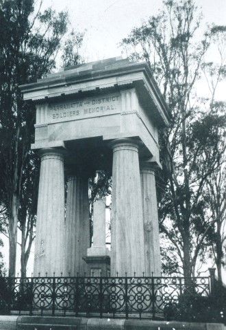 Boer War Memorial, Parramatta Park, 1904, by W. Hanson