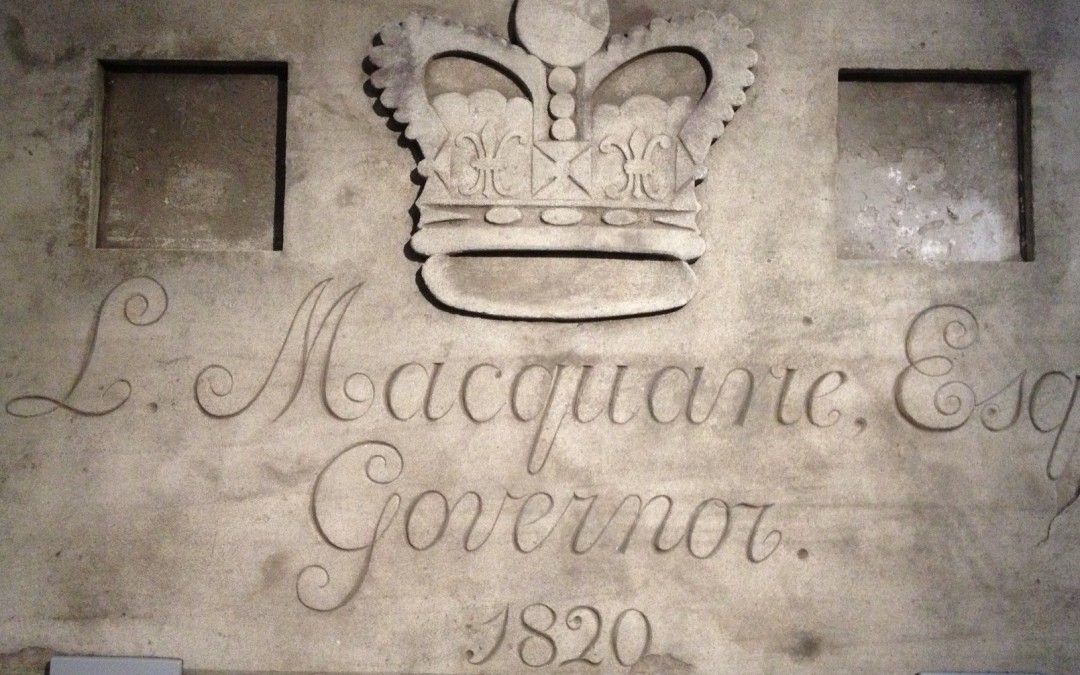 Macquarie Barracks Commemorative Stone, 1820