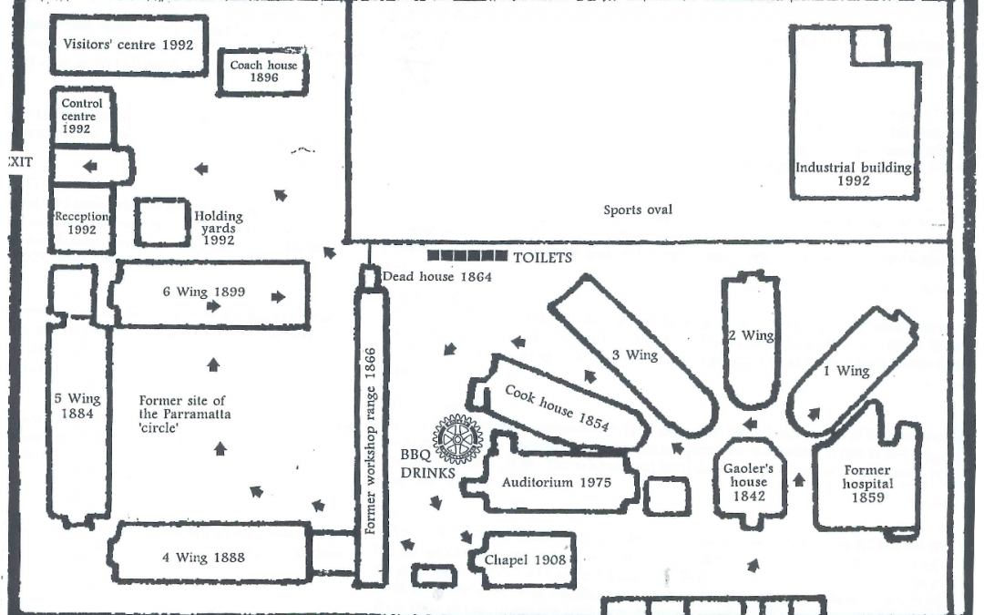 Parramatta Gaol Building Layout