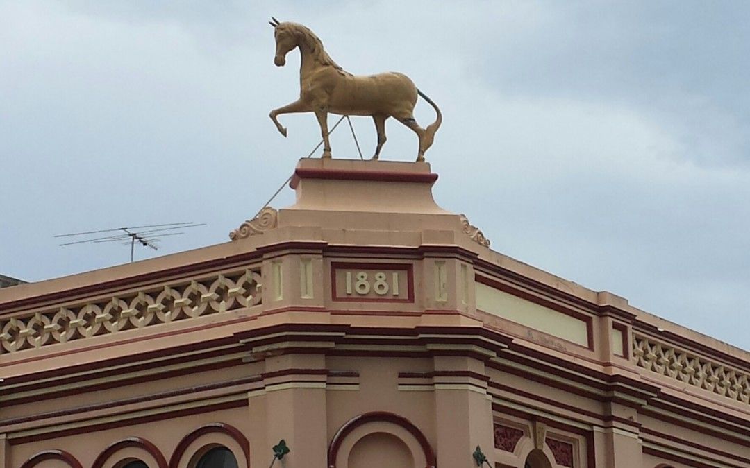 The Mystery of the Prancing Horses, George and Macquarie Streets, Parramatta