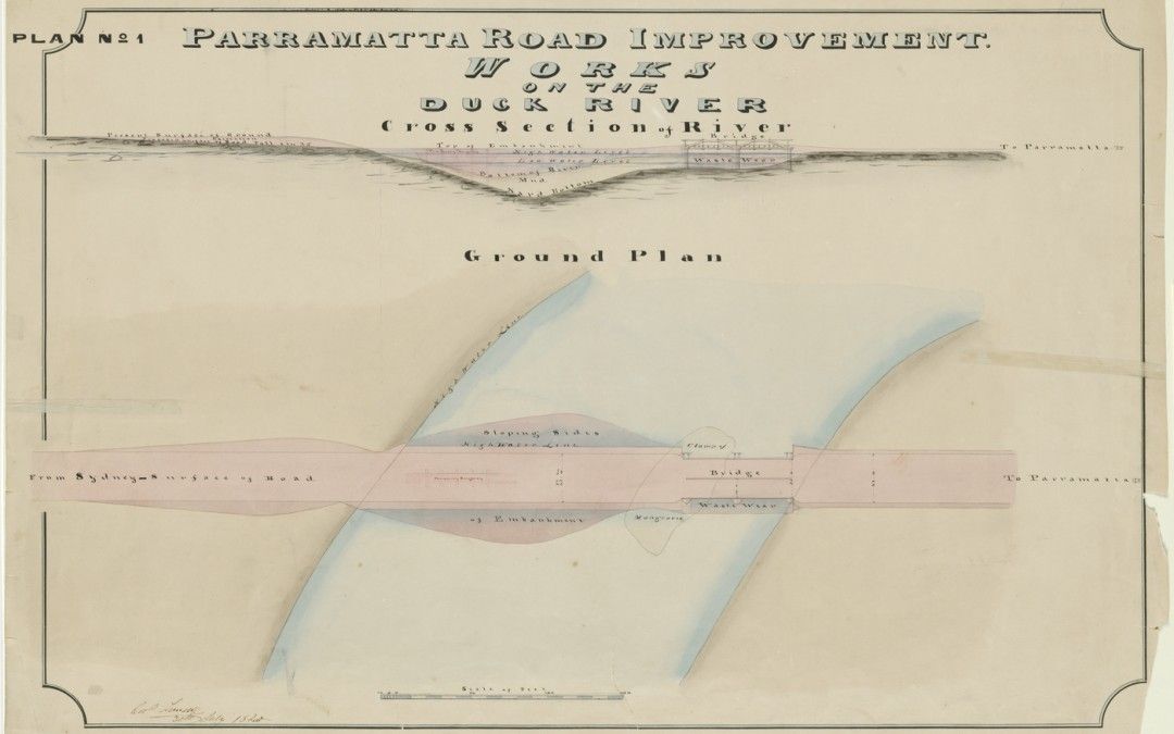 Duck River bridge, Parramatta, 1797