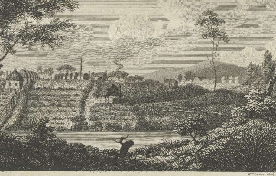 A western view of Toongabbe, 1798. Source: National Library of Australia