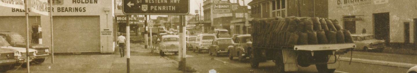 Auto Alley, Church Street, Parramatta, 1968 (City of Parramatta Community Archives, Eric Holland Collection)