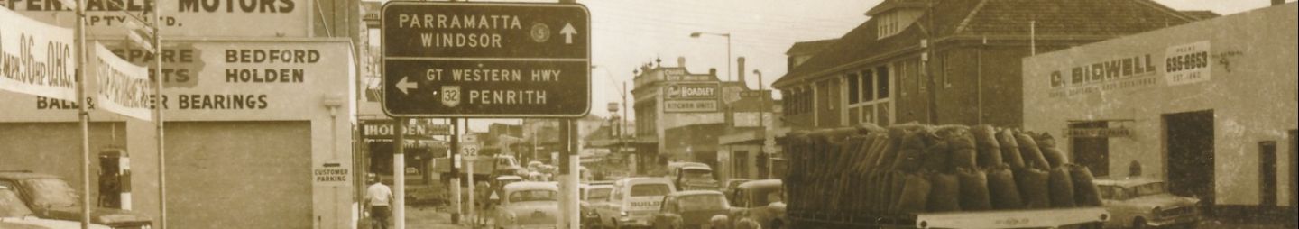 Parramatta Road, 1968 (City of Parramatta Community Archives)