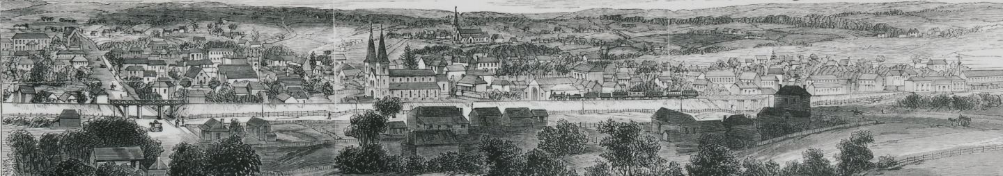 Illustration from The Illustrated Sydney News, April 17, 1871 p57, "Parramatta New South Wales", Contact print. City of Parramatta Archives: ACC002/034/025