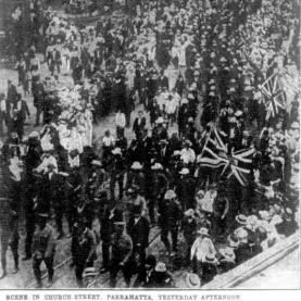 The ‘Coo-ee March’, Parramatta, 1915