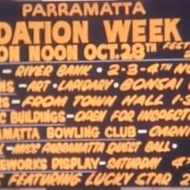 Foundation Week Parramatta 1972. Video
