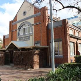 St John’s Church Parish Hall, Parramatta – Centenary Square