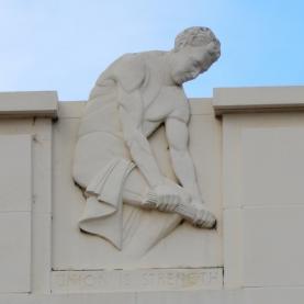 Bas Relief on the MLC Building Parramatta