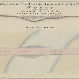 Duck River bridge, Parramatta, 1797