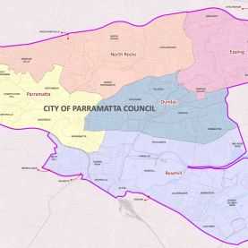 City of Parramatta Wards