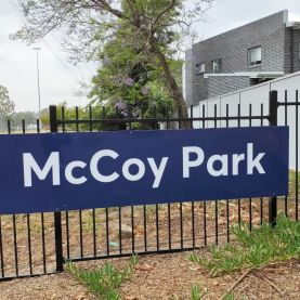 McCoy Park, a sports ground in Seven Hills and Toongabbie.