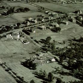 Aerial view of Burnside, circa 1939. 