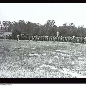 Members of the 19 Battalion Volunteer Defence Corps Awaiting Inspection.