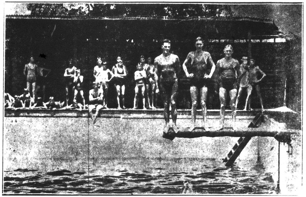 Swimmers at Parramatta Baths October 1929 The Cumberland Argus and Fruitgrowers Advocate (Parramatta, NSW : 1888 - 1950), p. 13